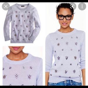 Jeweled J Crew Sweater